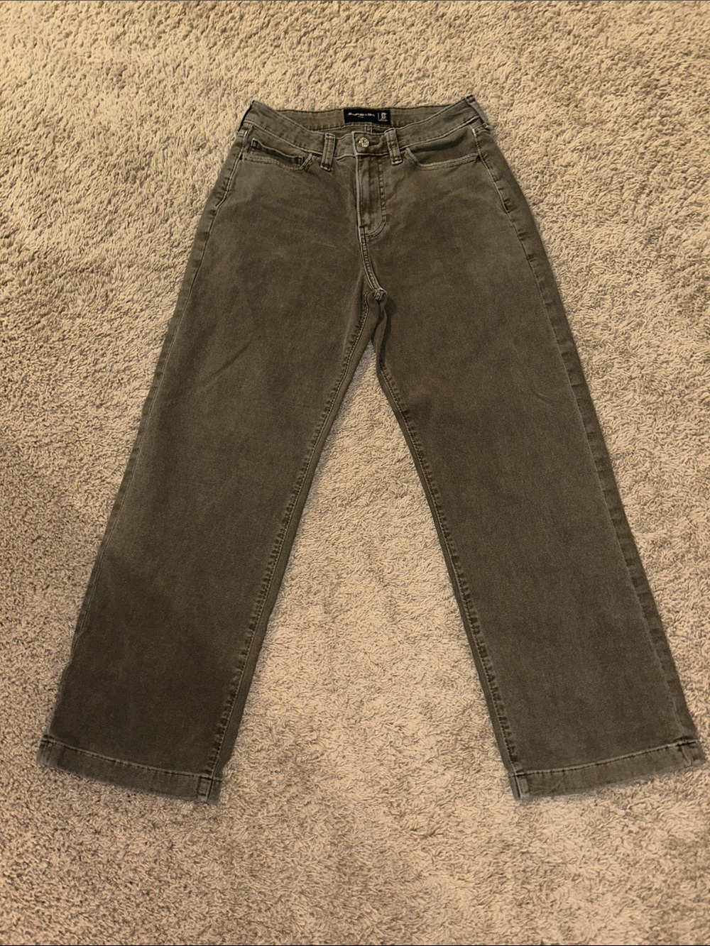 Abercrombie Men’s Vintage Brown Baggy Jeans size 29x32